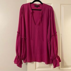 Eloquii size 28 hot pink top